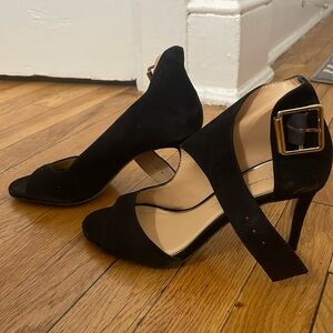 Jessica Simpson black suede heels